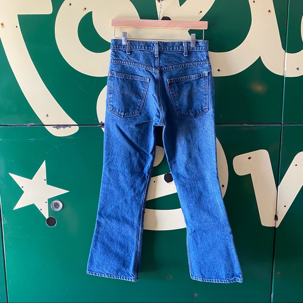 Vintage Levi’s Orange Tab SF 207 646 0217 Flared Bell Bottom Jean 30 x 30